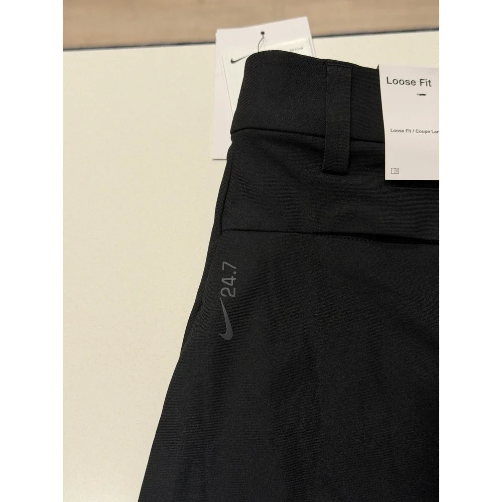 Nike 24.7 PerfectStretch Dri-FIT UV Utility Pants Black HV0377-010 34x32 NWT